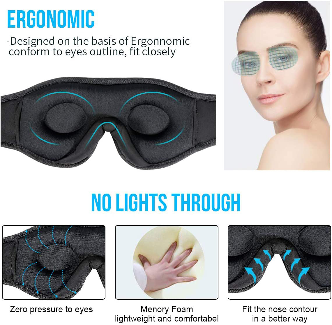 Necktro Premium Sleep Eye Mask