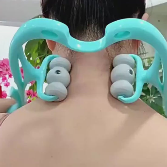 Neck Massage Roller – Necktro™ Handheld Massager for Muscle Relief
