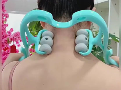 Neck Massage Roller – Necktro™ Handheld Massager for Muscle Relief