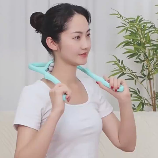 Neck Massage Roller – Necktro™ Handheld Massager for Muscle Relief