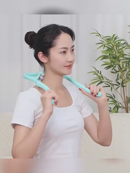 Neck Massage Roller – Necktro™ Handheld Massager for Muscle Relief