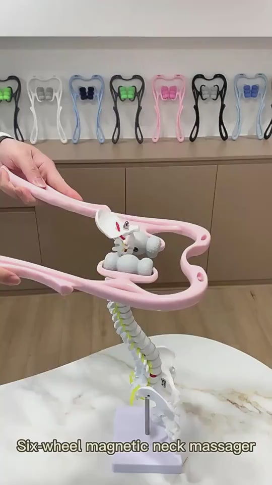 Neck Massage Roller – Necktro™ Handheld Massager for Muscle Relief